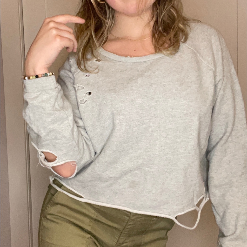 Distressed Pullover